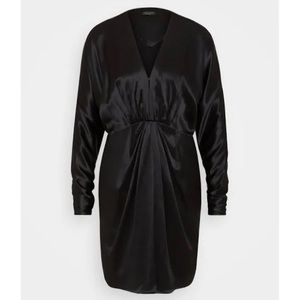 Rag & Bone Silky Deep V Mini Dress